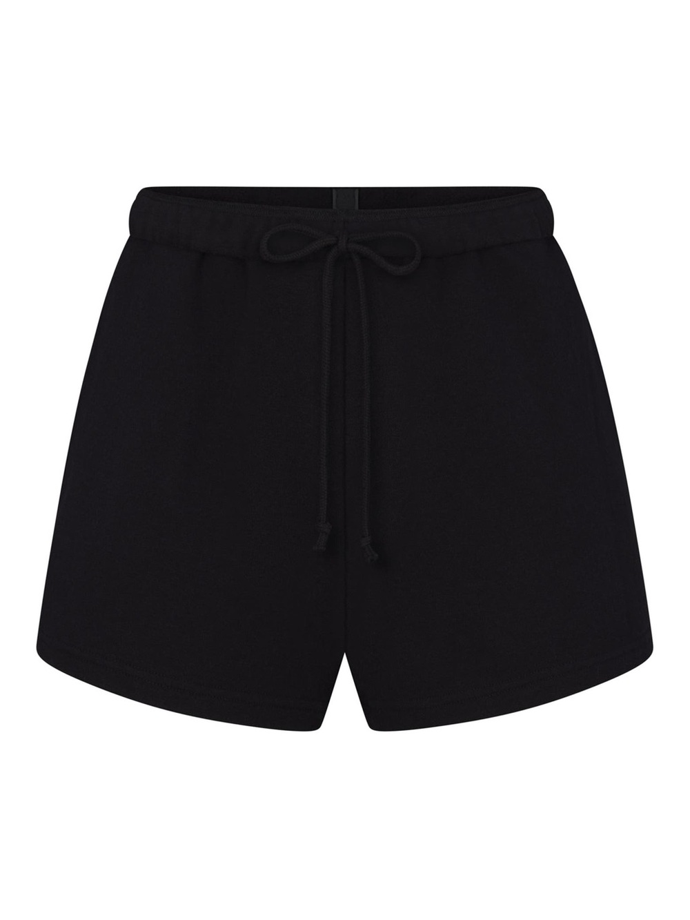 SKIMS COTTON FLEECE CLASSIC SHORT | BLACK